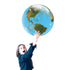 Qualatex Earth Bubble Balloons | 22 Inch