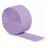 Lavender Purple Crepe Paper Party Streamers | 81'