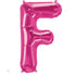 Letter F Balloons | Magenta Pink | 34 INCH