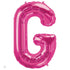 Letter G Balloons | Magenta Pink | 34 INCH