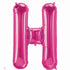 Letter H Balloons | Magenta Pink | 34 INCH