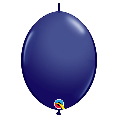 Navy Blue | Qualatex Quick Link Latex Balloons | 12 INCH
