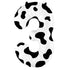 Cow Print Number Balloons | Black and White Cow Print | 36 INCH