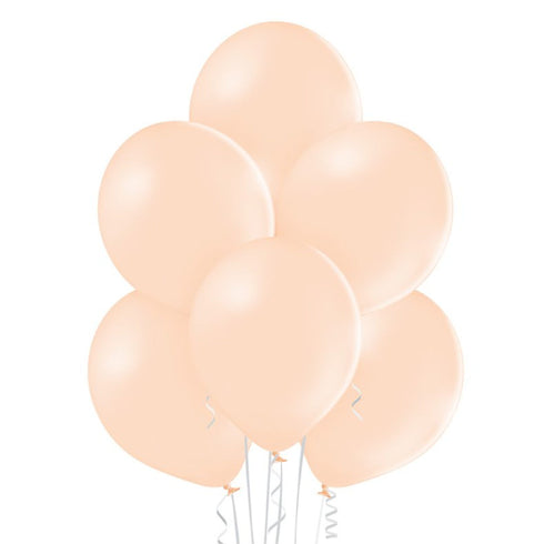 Peach Creme Pastel Latex Balloons | 11 INCH | Belbal | Package 10