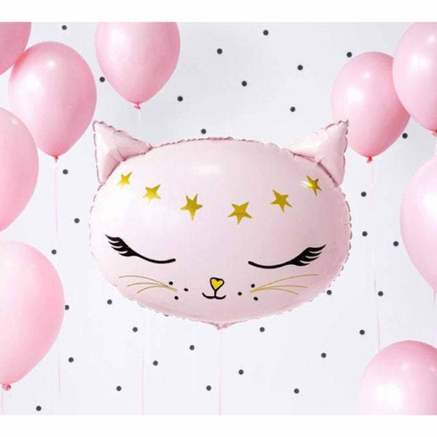 Pink Cat Foil Balloons | 19 INCH