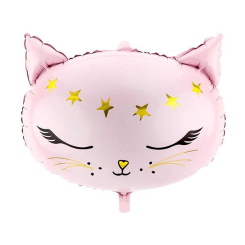 Pink Cat Foil Balloons | 19 INCH