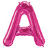 Letter A Balloons | Magenta Pink | 34 INCH
