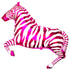 Pink Zebra Foil Balloons | 42 INCH