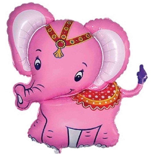 Circus Elephant Balloons | Blue | Pink | 39 INCH