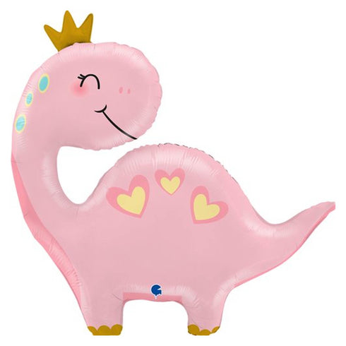 Pink Brontosaurus Dinosaur Balloons | 44 INCH