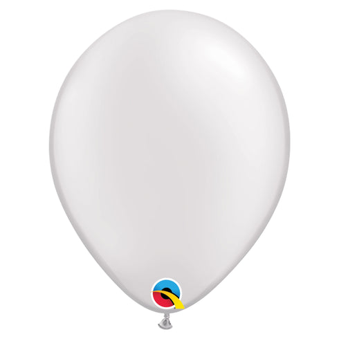 Pearl White | 5 INCH | Qualatex Latex Balloons | Package 10
