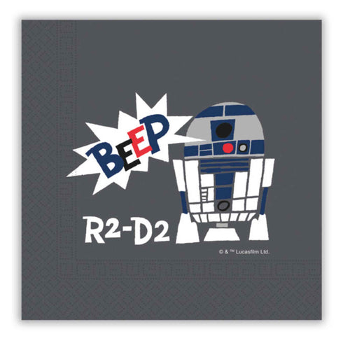 R2D2 Star Wars Paper Party Napkins | Set 20
