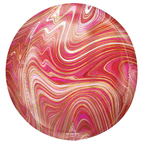 Marblez Orbz Balloons | Red | 16 INCH