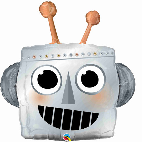 Robot Head Balloons | 35 Inch