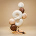 Satin Cream Number 60 Balloons | 40 INCH