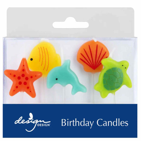 Under the Sea Birthday Candles | Set of 5