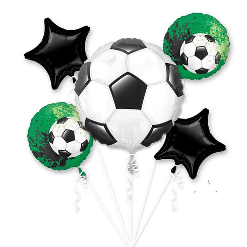 Soccer Ball Balloon Bouquets | Set 5 Balloons