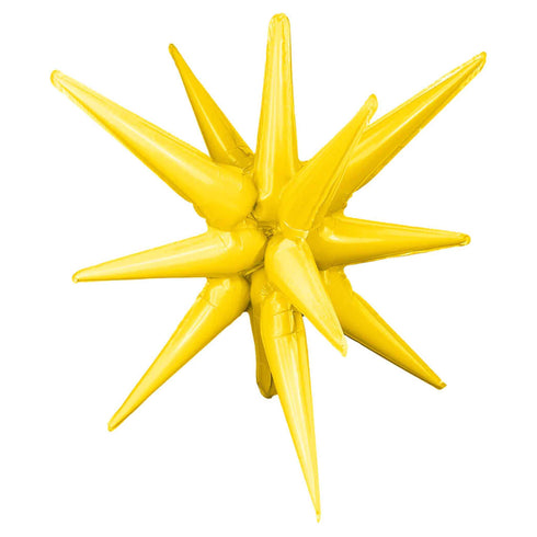 All In One Starburst Foil Balloon | Various Colors | 22 Inch and 27 Inch