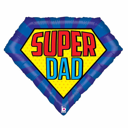 Super Dad Foil Balloons | Father's Day | Dad Birthday | 30 Inch