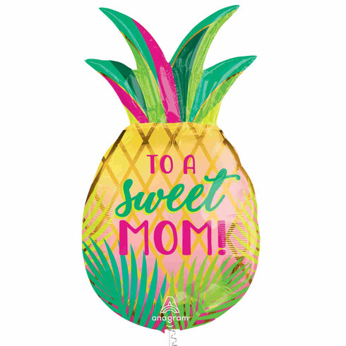 Sweet Mom Pineapple Balloons | 31 Inch