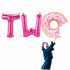 TWO Donut Balloons - Silver - Gold - Rose Gold - Pink - Blue