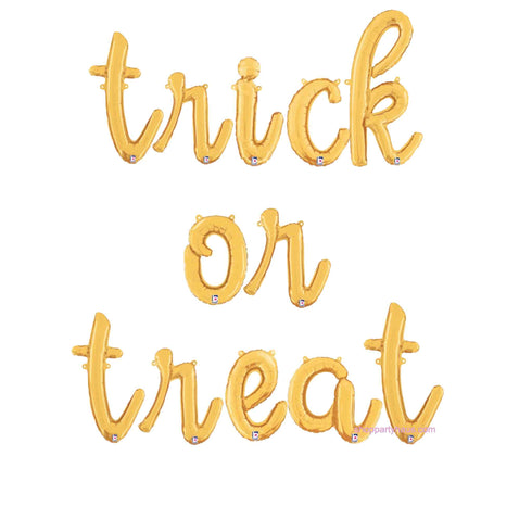Trick or Treat Halloween Balloon Banner Kit