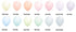 Chalk Layered Latex Balloons
