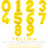 Number Balloons | Flouro Yellow | 40 INCH