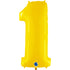 Yellow Number 1 Balloons | 40 INCH