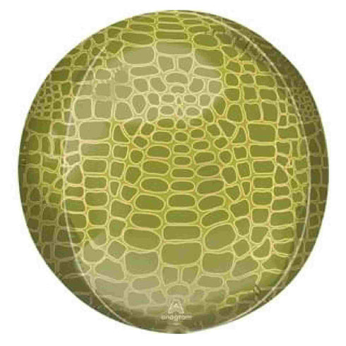 Alligator Animal Print Orbz Balloons | 15 INCH
