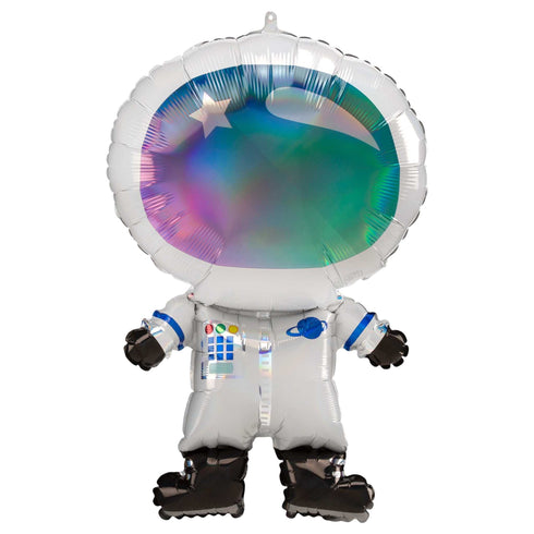 Iridescent Astronaut Foil Balloon | 30 INCH