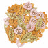 Autumn Leaf Wood Party Confetti | Brown, Pink, Green | Package 48