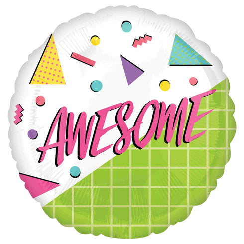 90s Awesome Foil Balloon | 18 INCH