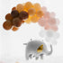 Baby Elephant Balloons Garland DIY Kit