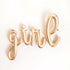 Girl Script Letter Balloon Kit | Silver | Gold | Rose Gold