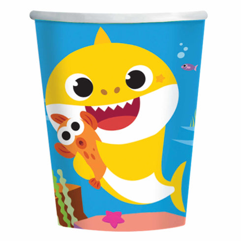 Baby Shark Paper Cups | Licensed | Package 8