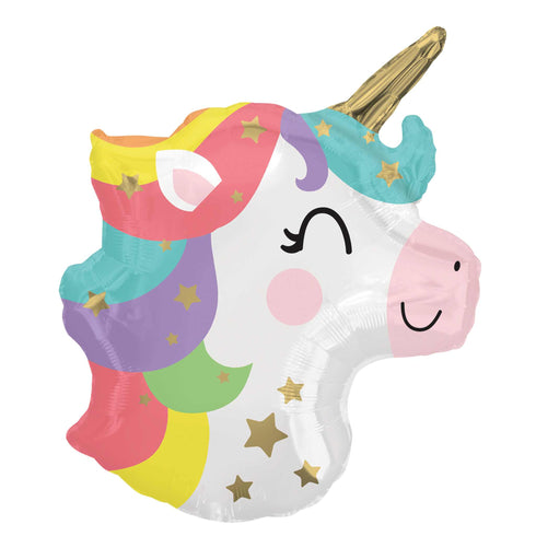 Pastel Baby Unicorn Head Balloon s| 21 INCH