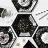 Black and Gold Bat Paper Party Plates | Set 6