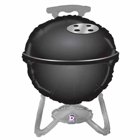 Black BBQ Grill Foil Balloon | 32 INCH