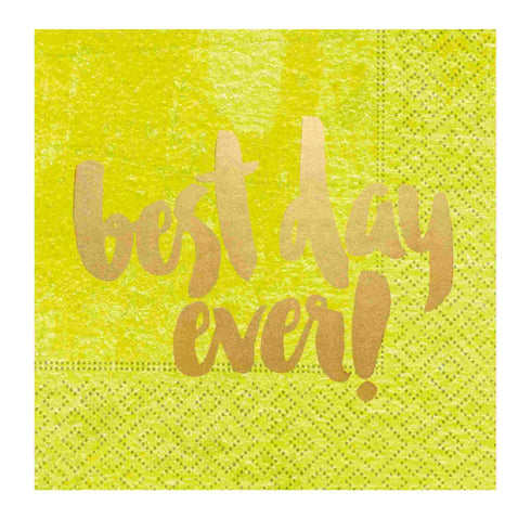 Best Day Every Cocktail Paper Napkins | Set 16