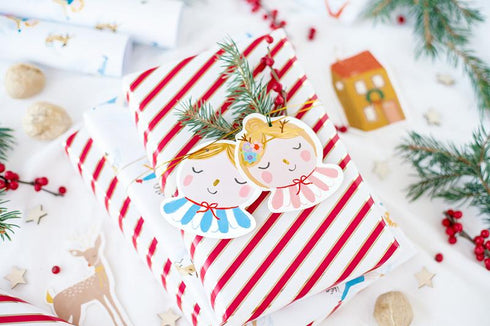 Christmas Gift Tags Retro | Set 12
