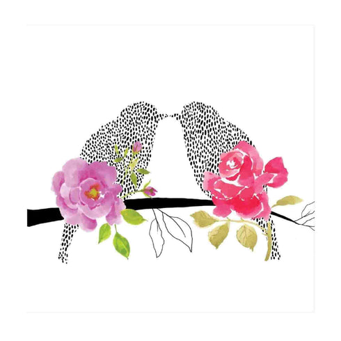 Love Birds Paper Napkins | 6.5 INCH | Set 20