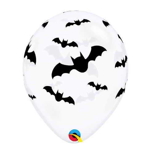 Black Bat Latex Balloons | 11 INCH | Package 6