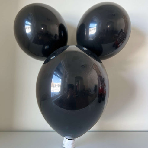 Black Mouse Head Shape Latex Balloon | DIY Kit