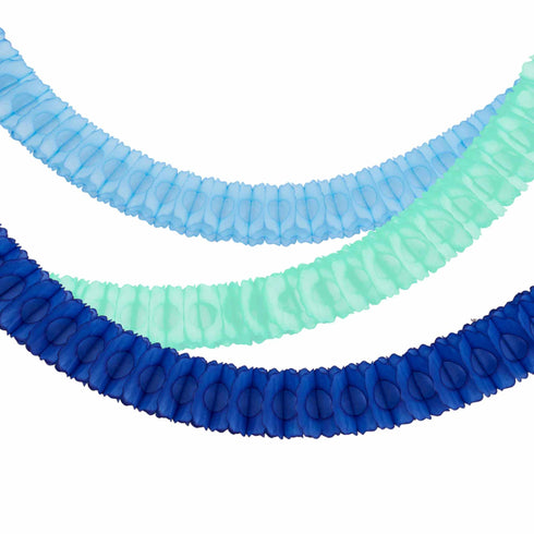 Oval Honeycomb Garland Decorations | Various Colors