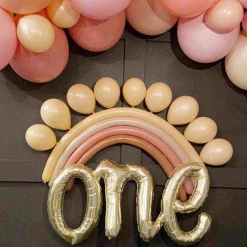 Boho Rainbow Balloons