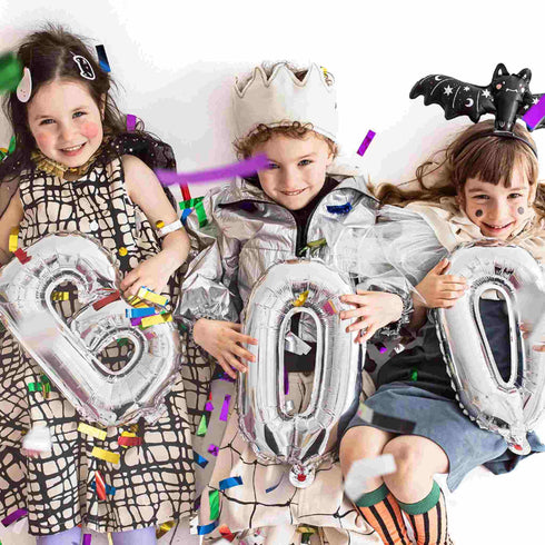 BOO Letter Balloon Kit | Silver | Gold | Rose Gold | Pink | Blue