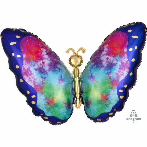 Tie Dye Butterfly Balloons | 26 INCH