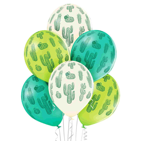 Cactus Print Latex Balloons
