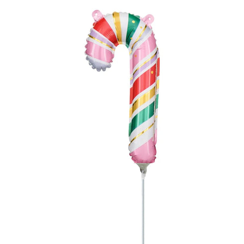Mini Colorful Candy Cane Foil Balloon | 14 INCH